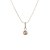 Kort Halsband med strass, beige