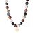 Halsband Stones, brun mix
