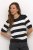 KAlizza Striped Knit - Black/Chalk Bold Stripe - Black