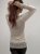 Topp med spetsdetaljer Lilian, beige
