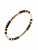 Naxos armband, svart/guld, By Jolima