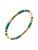 Naxos armband, grön/guld, By Jolima