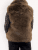 Moa fuskpälsväst, brun