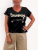 T-shirt Champagne, svart