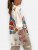 Oversize skjorta med tryck Thuna, vit/multi