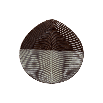 VILLE Tallrik, Brun/elfenben