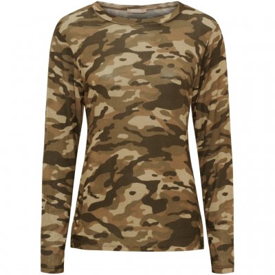 Topp MdcElissa, brun Camo