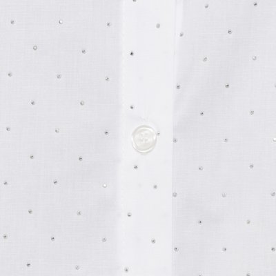 Skjorta med strass Veloura, vit