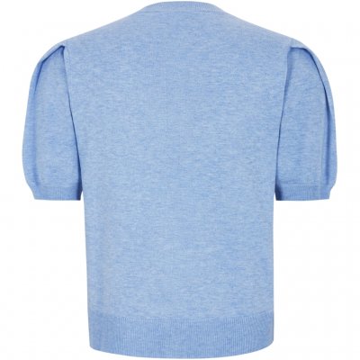 SR Marla O-neck Cardigan Knit, Windsurfer melange