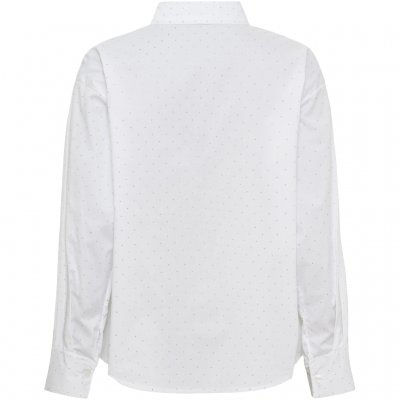Skjorta med strass Veloura, vit