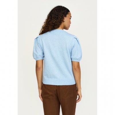 SR Marla O-neck Cardigan Knit, Windsurfer melange