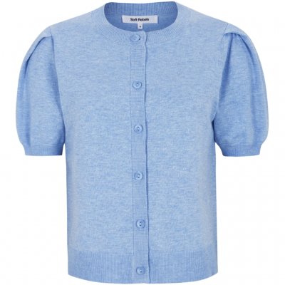 SR Marla O-neck Cardigan Knit, Windsurfer melange