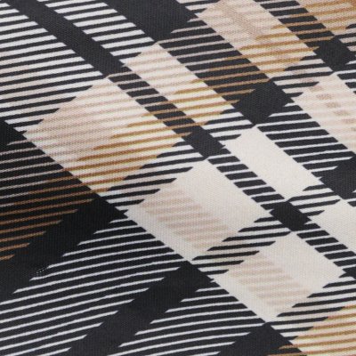 Liten scarf med magnet, Rutig/svart
