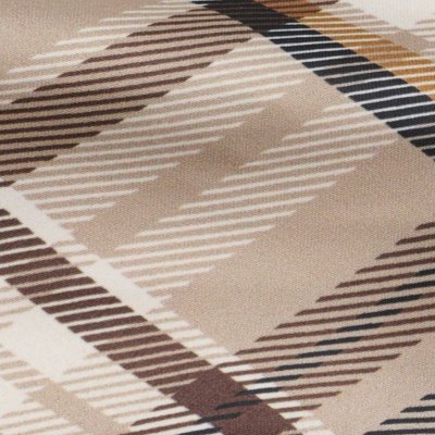 Liten scarf med magnet, Rutig/Beige
