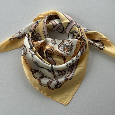 Liten scarf Chains, gul
