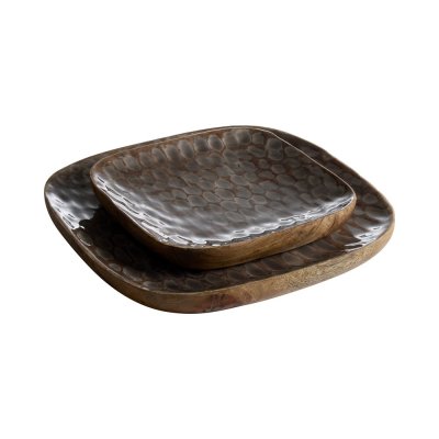 Stor bricka Måns, trä