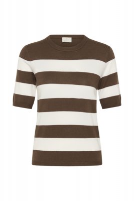KAlizza Striped Knit - Carafe/Chalk Wide Stripe