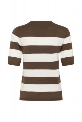 KAlizza Striped Knit - Carafe/Chalk Wide Stripe