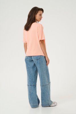 T-shirt Kaeloise, Peach Nectar