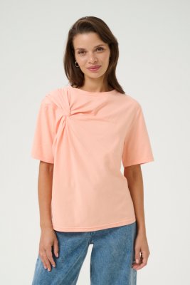 T-shirt Kaeloise, Peach Nectar