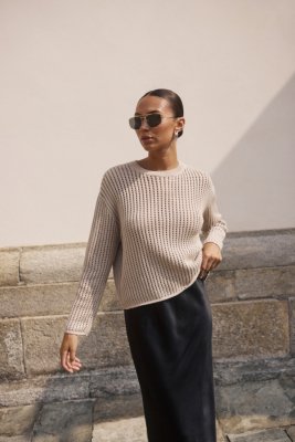 Pullover Kasolar, Feather Gray