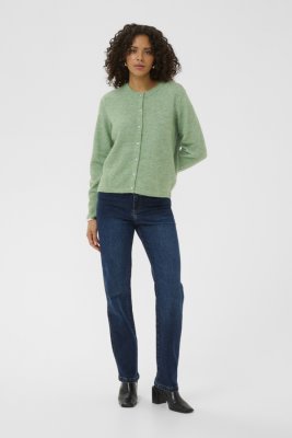 Stickad kofta Kaniel, Sea Spray Melange