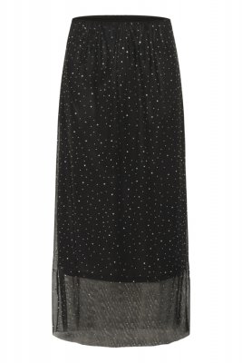 Kjol med strass Kastinna, svart