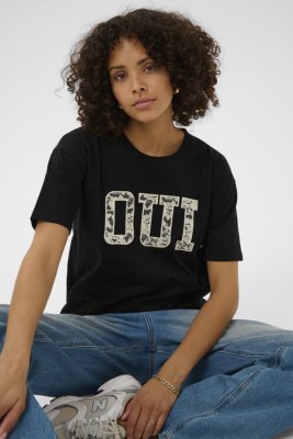 T-shirt Karosie, Black Deep