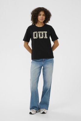 T-shirt Karosie, Black Deep