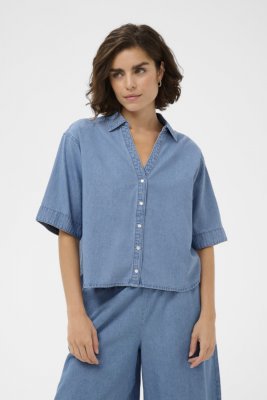 Jeansskjorta Kajade, Medium Blue