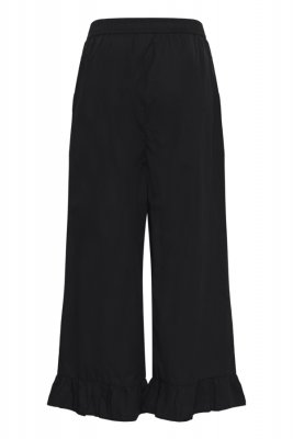 Kaverdina Flounce Pants, Black Deep