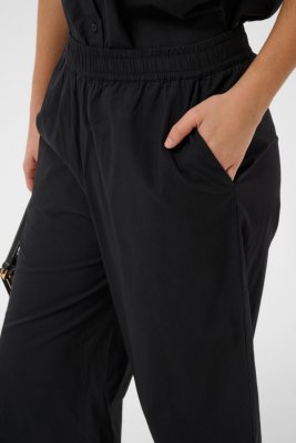 Kaverdina Flounce Pants, Black Deep
