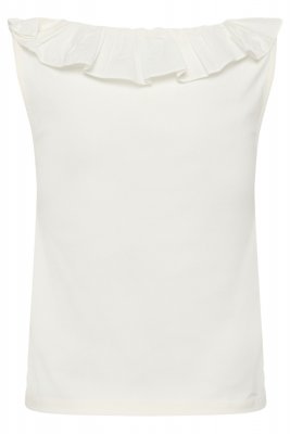 Topp med volang Ditte, Chalk