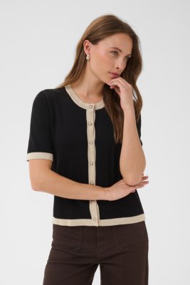 Kofta Kalizza Contrast, Black Deep/beige