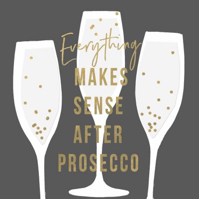 Servetter, Makes sense after Prosecco , Lunch