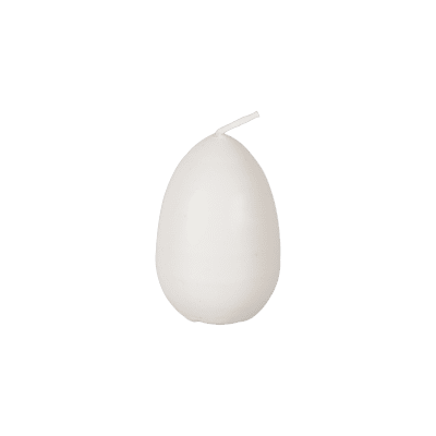 Äggljus med gula, Vit