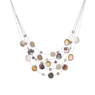 Halsband Autumn, brunmix