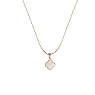 Kort halsband Klöver, guld