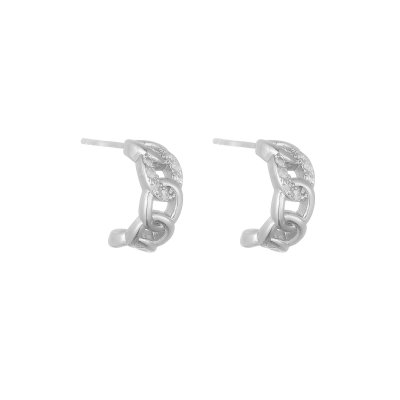 Örhängen Kedja, silver