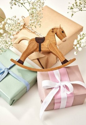 The Rocking Horse Trädekoration 13,5 cm Ek