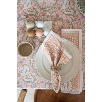Tygservett Dante, rosa