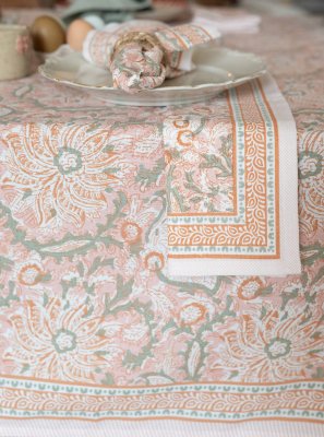 Tygservett Dante, rosa