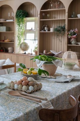 Tygservett Dante, grön