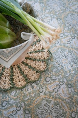 Tygservett Dante, grön