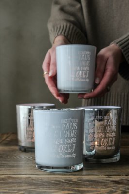 Majas Lykta Ibland behöver vi alla en paus, vit