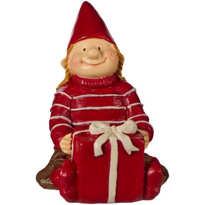 Ribenisserne Alva med julklapp