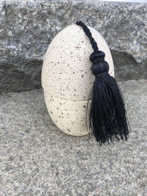 TOGO Burk med lock S, Natur/svart