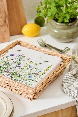 Servetter, 20x20 cm, Sommarfält, 50-pack, Ib Laursen