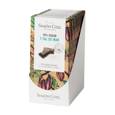 Mörk choklad 70% med havssalt 85g
