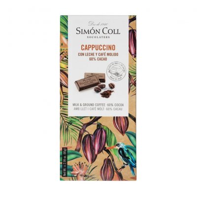 Mörk mjölkchoklad 60% Cappuccino 85g